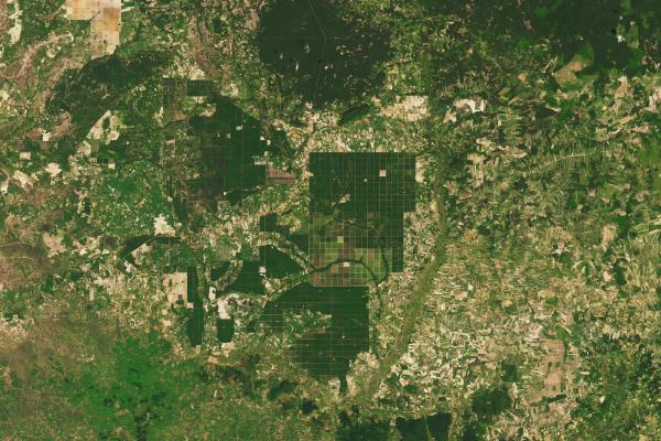 Cambodia from Space