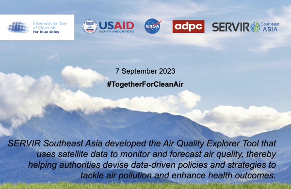  SERVIR Southeast Asia Supports International Day of Clean Air for Blue Skies